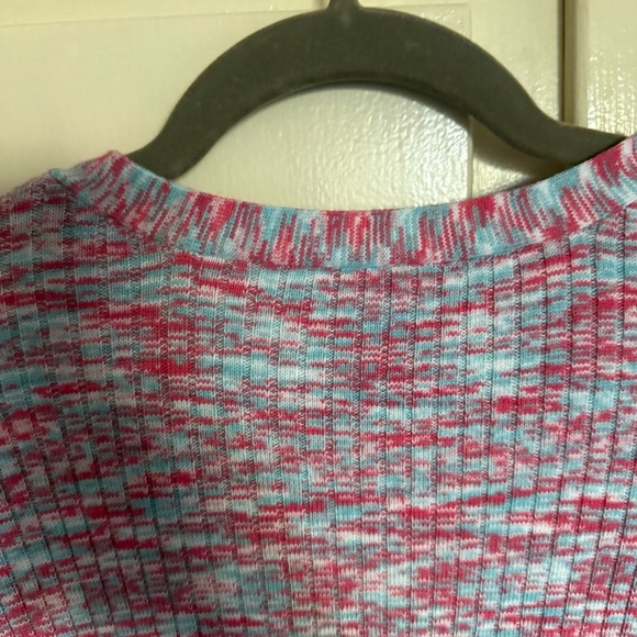 Sundance Ribbed Thermal Henley Knit Top Long Sleeve Size Medium Boho - Picture 7 of 9